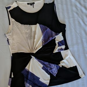 DKNY abstract print top